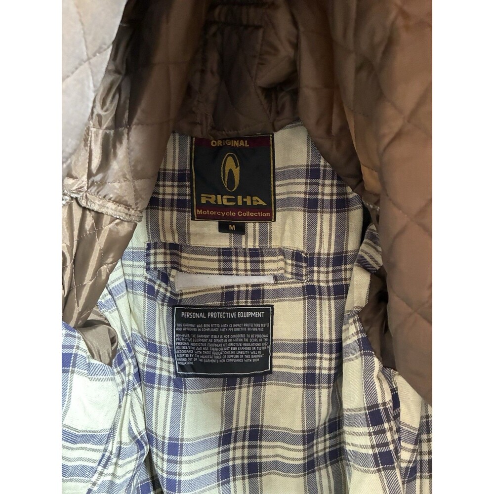 Vintage Richa Bonneville Motorcycles Waxed Jacket Men’s Medium Millerain Co - Picture 16 of 16